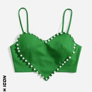Shein Heart Shaped Crop Top